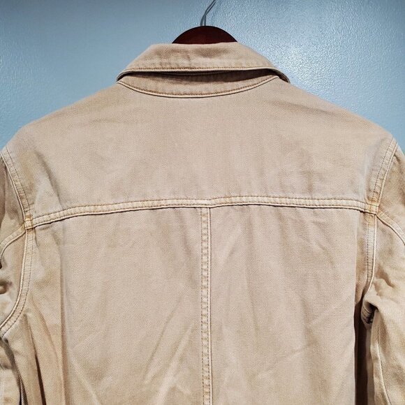 Free People Women's Natural Out In The Thunder Utility Romper Tan+ Size M/L - Picture 3 of 16